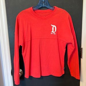 Disney Parks Disneyland Spirit Jersey Youth L Coral Long Sleeve